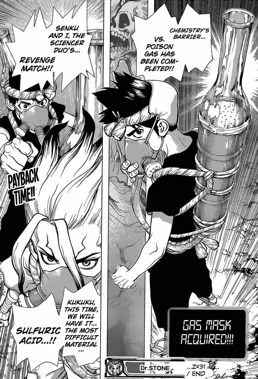 Dr. Stone Chapter 31 page 18 - Chapter 31: Friends Have Each Other's Backs