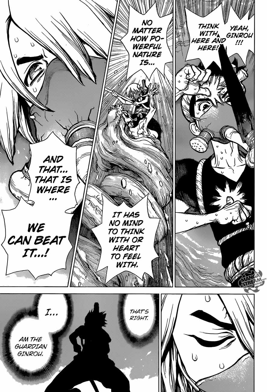 Dr. Stone Chapter 32 page 15 - Chapter 32: Brains & Heart