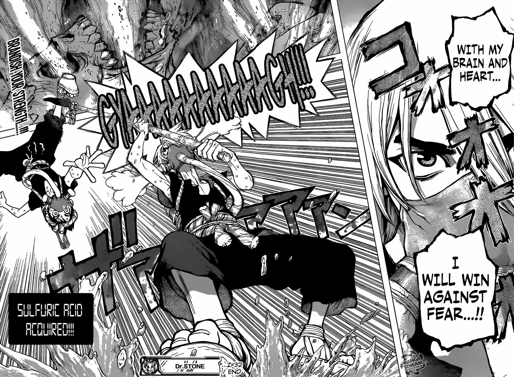 Dr. Stone Chapter 32 page 16 - Chapter 32: Brains & Heart