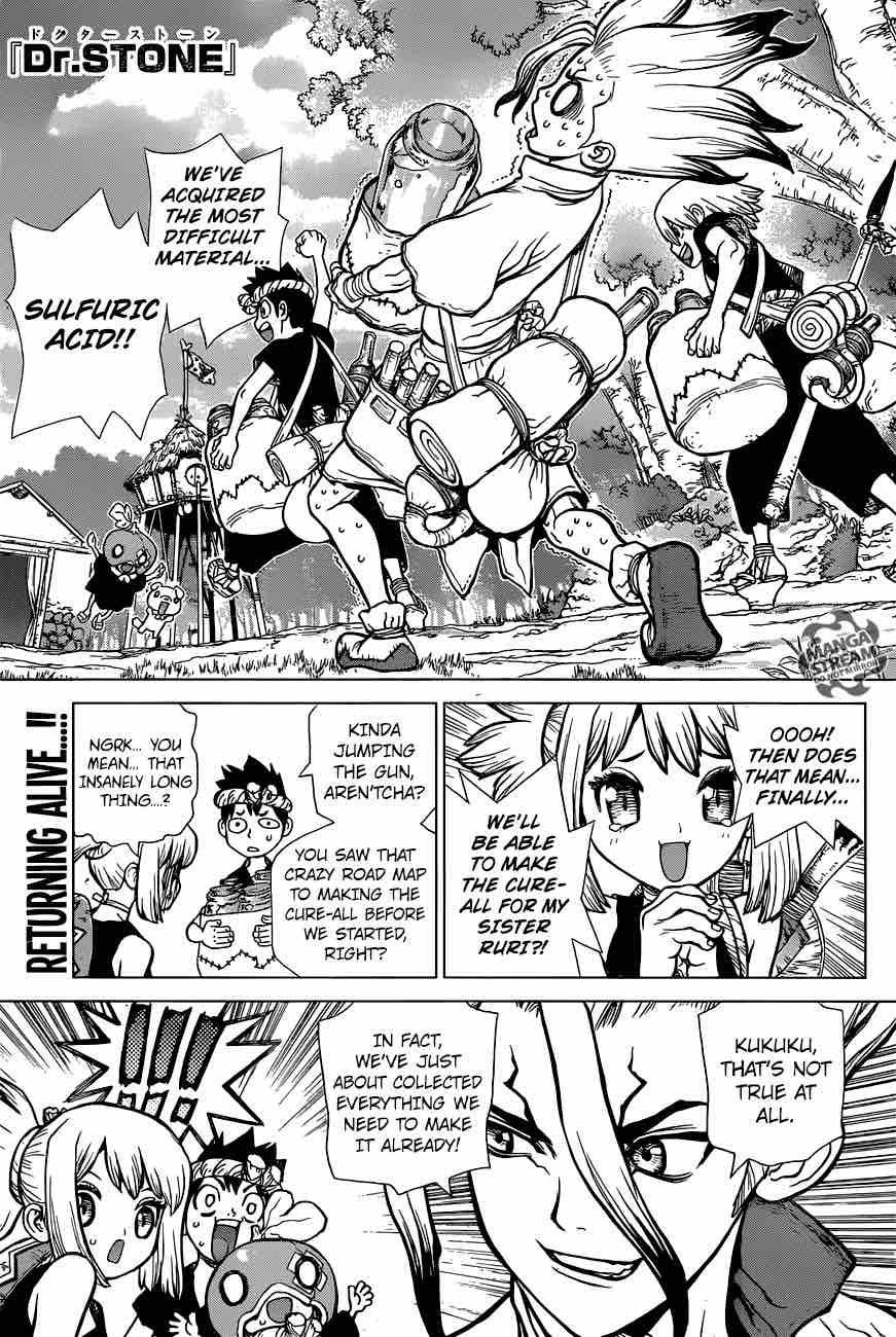 Dr. Stone Chapter 33 page 1 - Chapter 33: Baad Chemicals