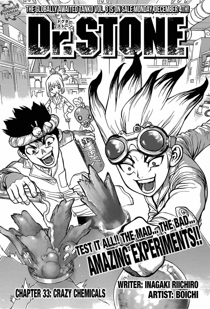 Dr. Stone Chapter 33 page 3 - Chapter 33: Baad Chemicals