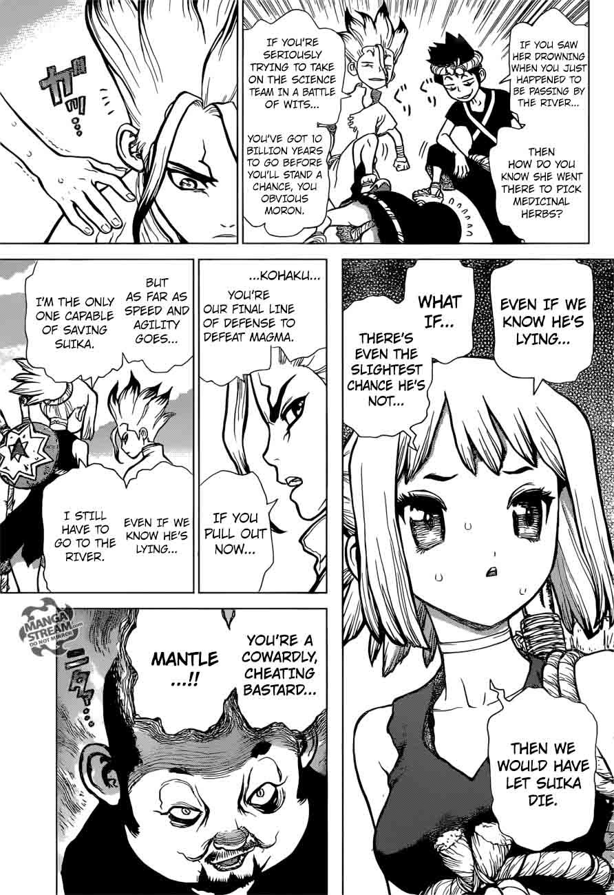 Dr. Stone Chapter 34 page 15 - Chapter 34: Sneaky Grand Bout Strategy