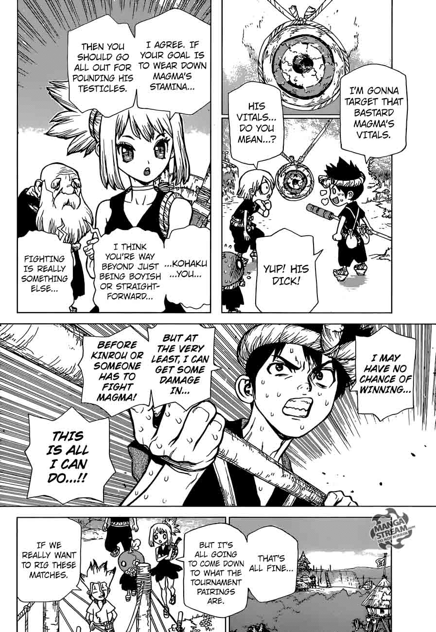 Dr. Stone Chapter 34 page 7 - Chapter 34: Sneaky Grand Bout Strategy