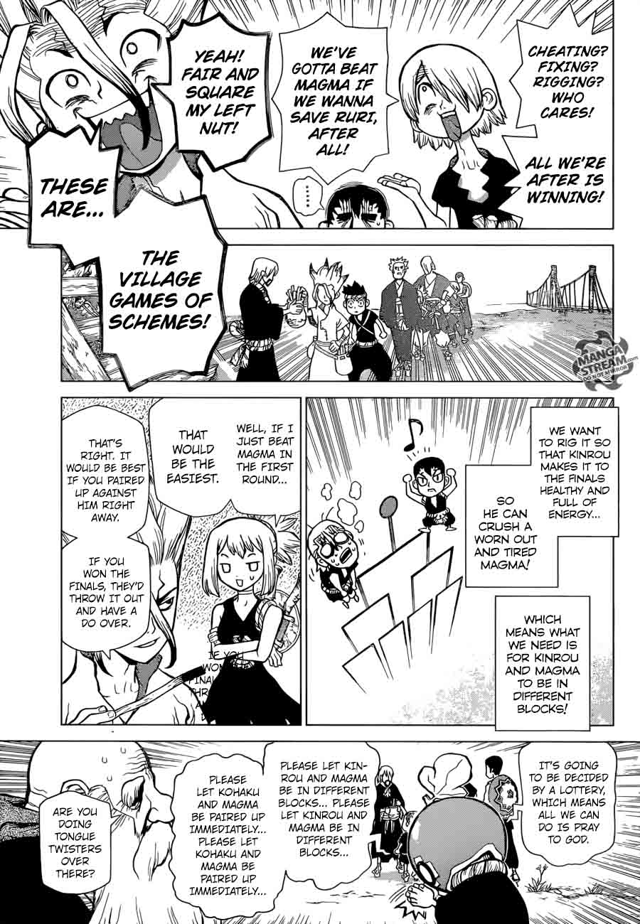 Dr. Stone Chapter 34 page 8 - Chapter 34: Sneaky Grand Bout Strategy