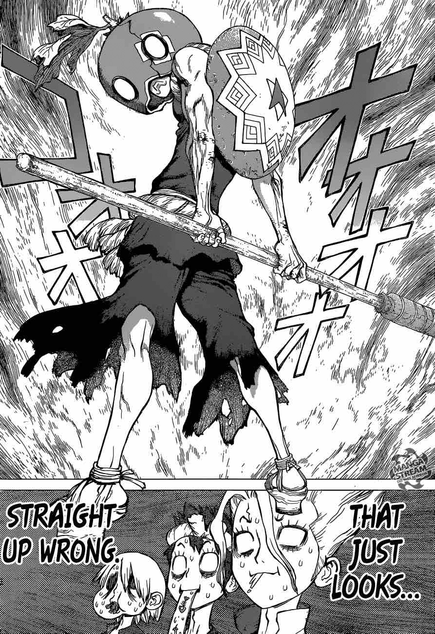 Dr. Stone Chapter 35 page 13 - Chapter 35: The Masked Warrior