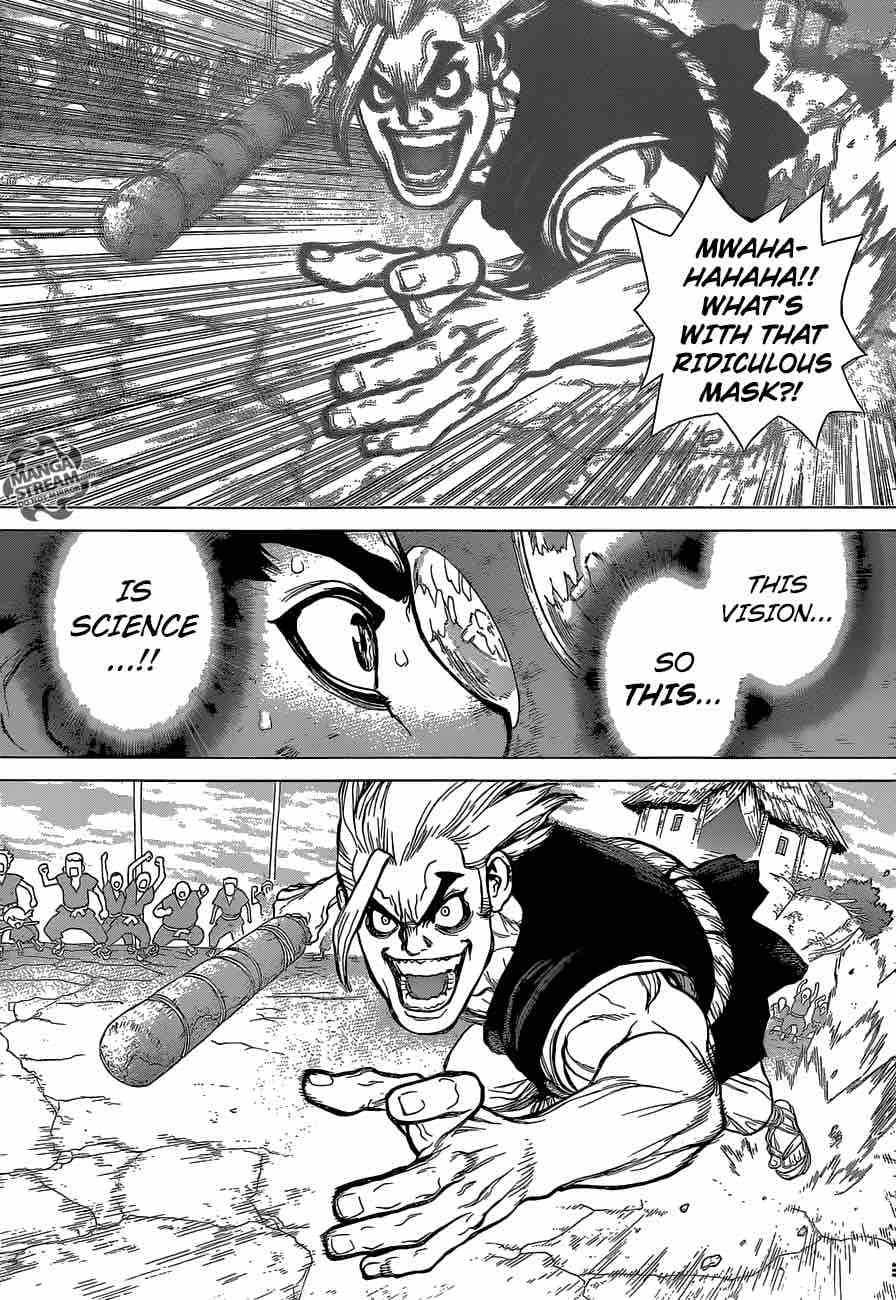 Dr. Stone Chapter 35 page 14 - Chapter 35: The Masked Warrior
