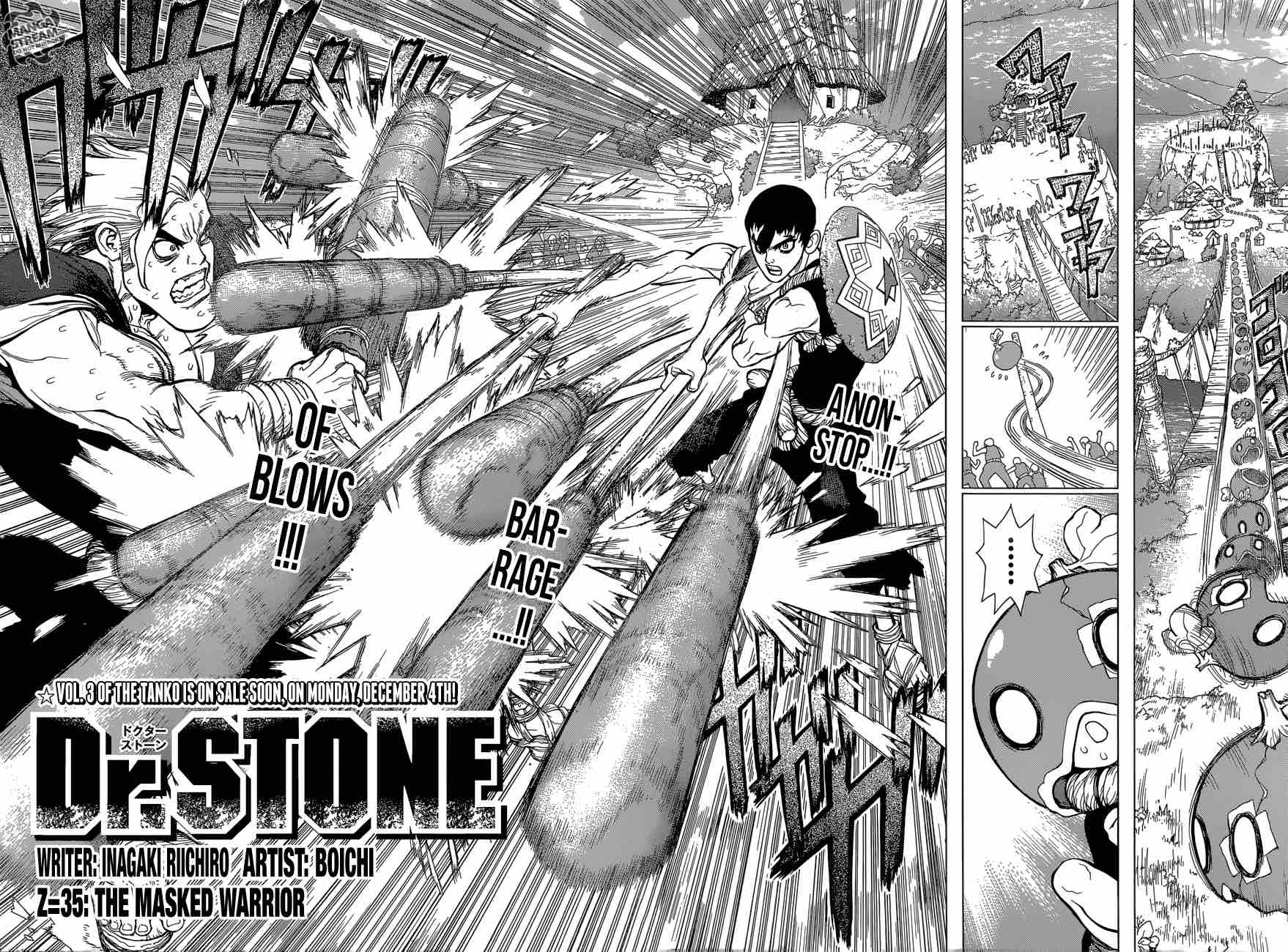 Dr. Stone Chapter 35 page 2 - Chapter 35: The Masked Warrior