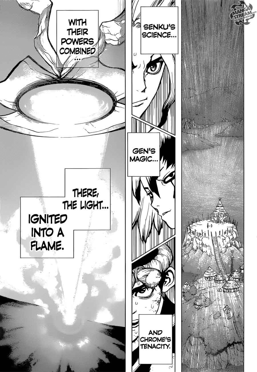 Dr. Stone Chapter 38 page 15 - Chapter 38: Master of Flame