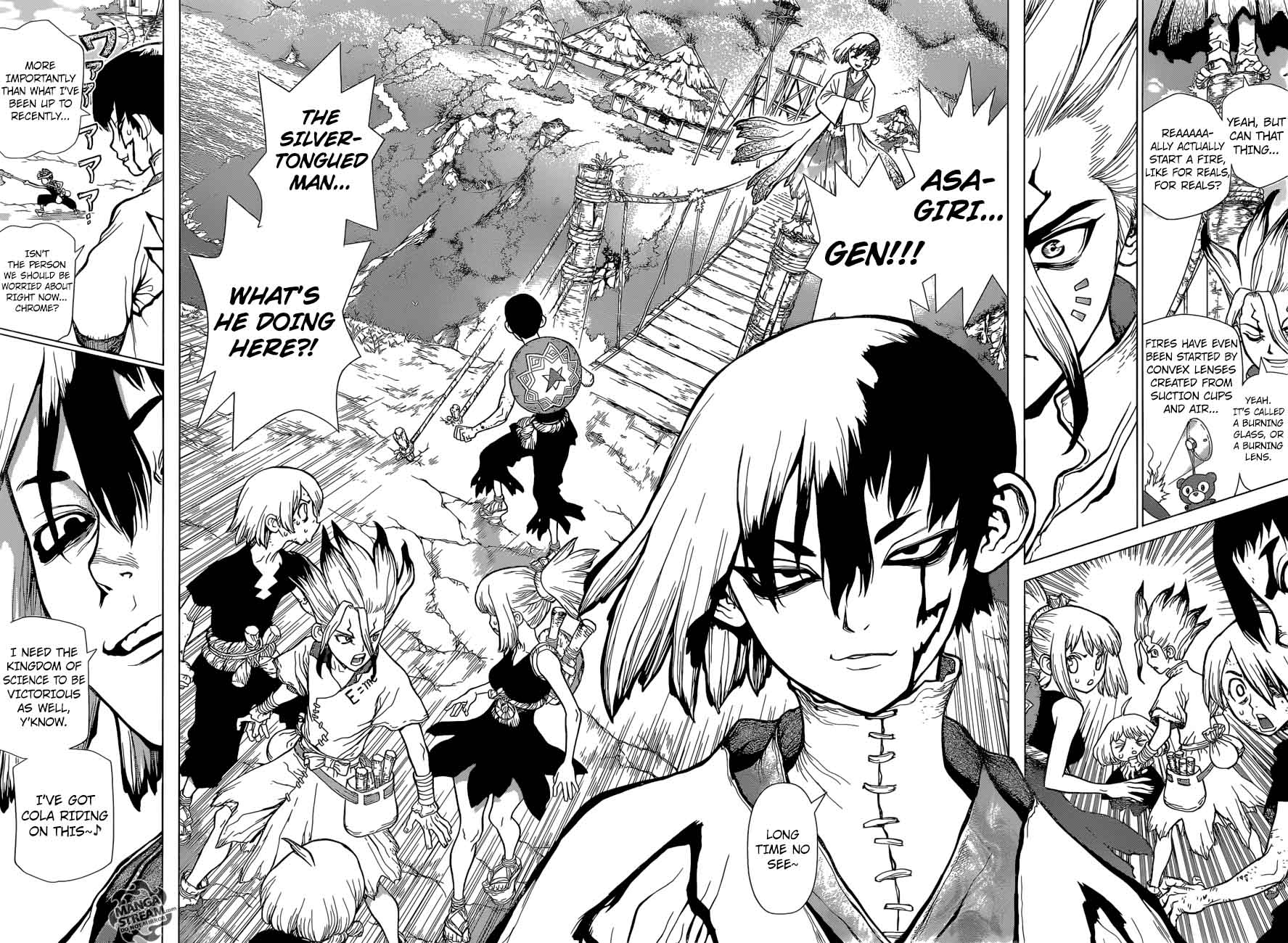 Dr. Stone Chapter 38 page 5 - Chapter 38: Master of Flame