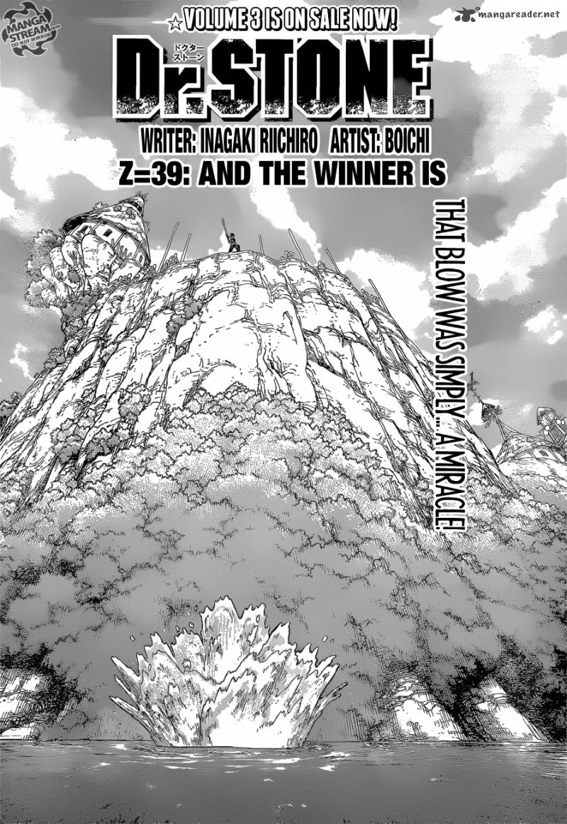 Dr. Stone Chapter 39 page 3 - Chapter 39: And the Winner is...