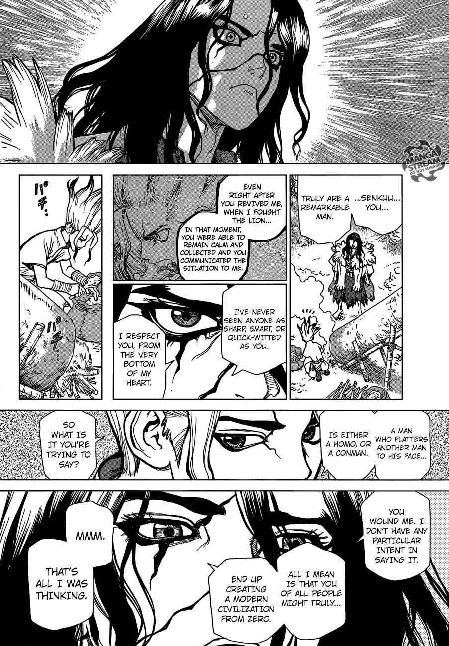 Dr. Stone Chapter 4 page 11 - Chapter 4: Pure White Seashells