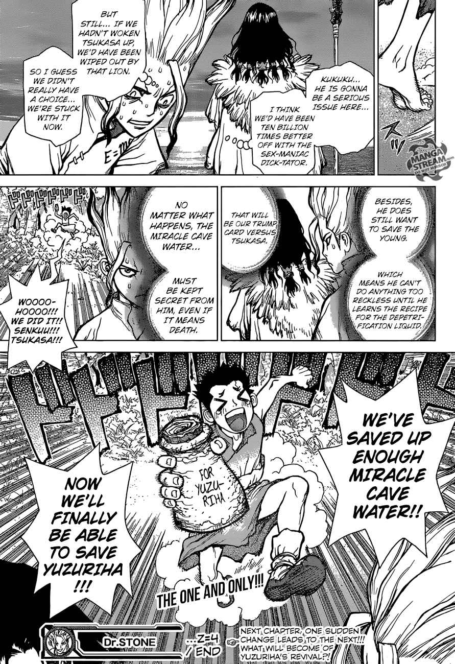 Dr. Stone Chapter 4 page 17 - Chapter 4: Pure White Seashells