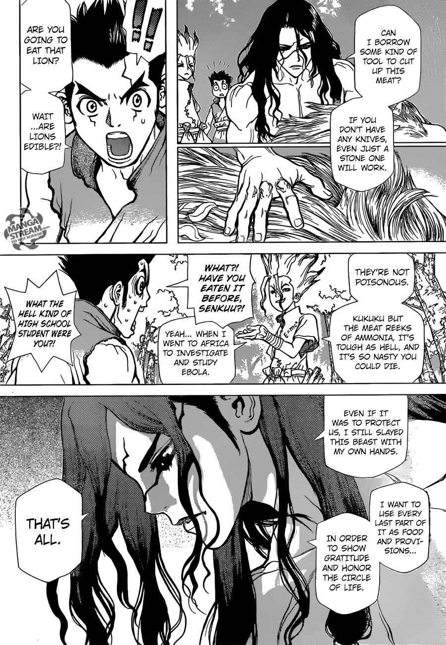 Dr. Stone Chapter 4 page 2 - Chapter 4: Pure White Seashells