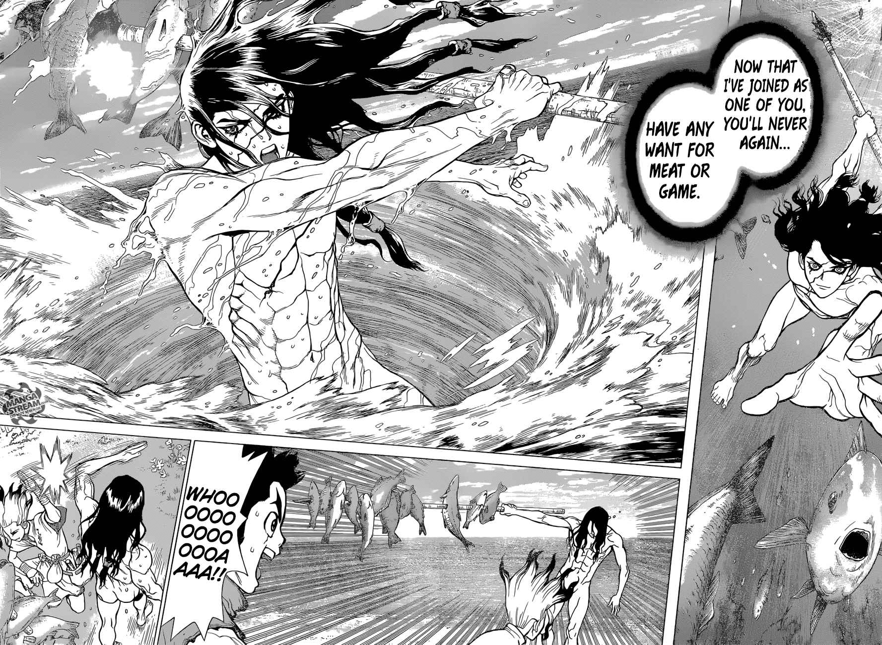 Dr. Stone Chapter 4 page 6 - Chapter 4: Pure White Seashells