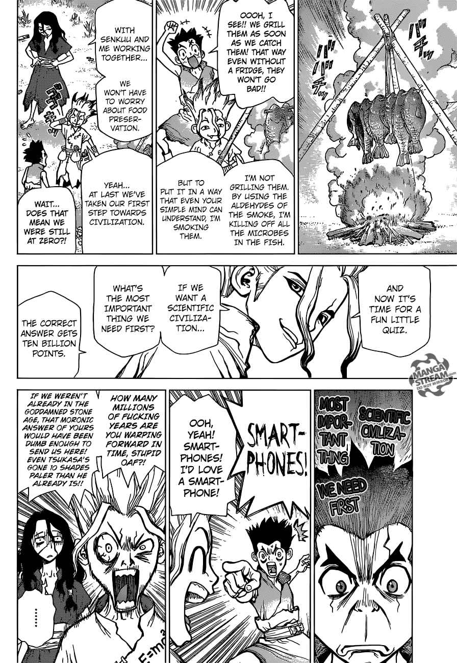 Dr. Stone Chapter 4 page 7 - Chapter 4: Pure White Seashells