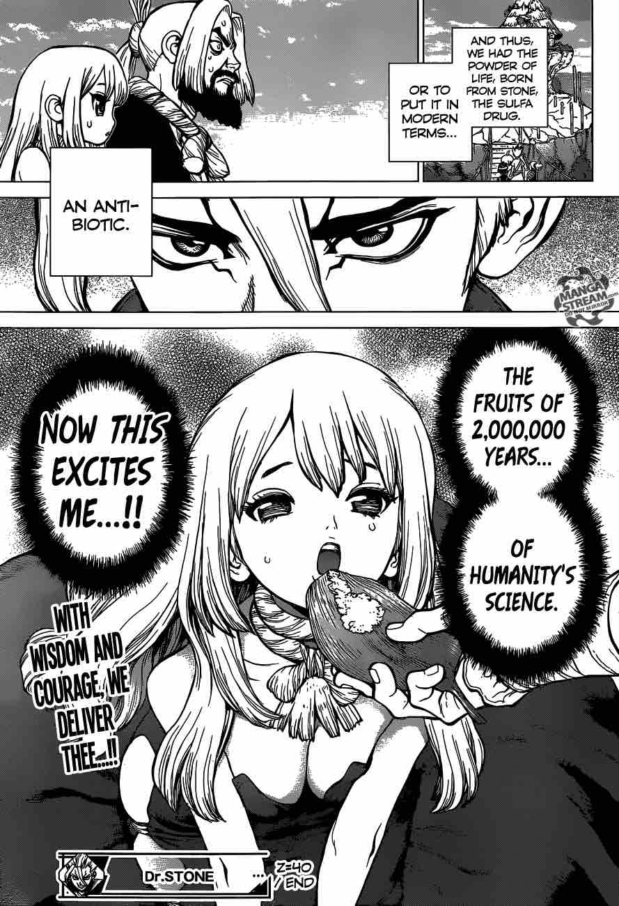 Dr. Stone Chapter 40 page 20 - Chapter 40: Two Million Years in the Making