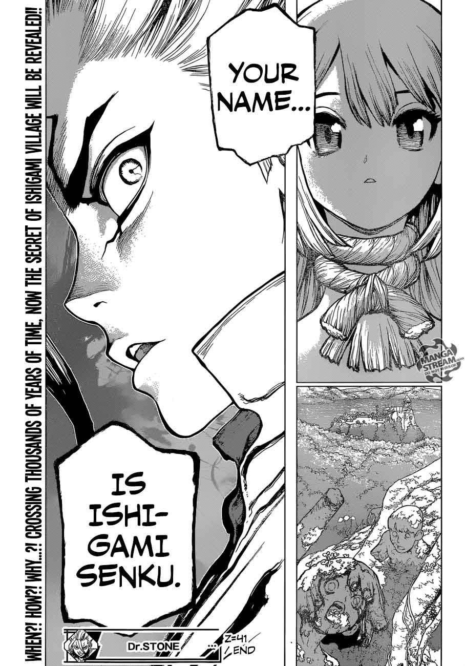 Dr. Stone Chapter 41 page 18 - Chapter 41: Doctor Stone