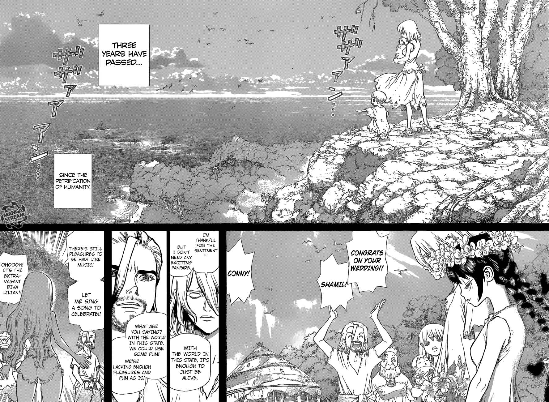 Dr. Stone Chapter 44 page 14 - Chapter 44: One Hundred Nights, One Thousand Skies