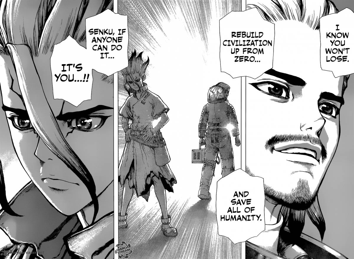 Dr. Stone Chapter 45 page 12 - Chapter 45: Epilogue of Part 1 (End of Part 1)
