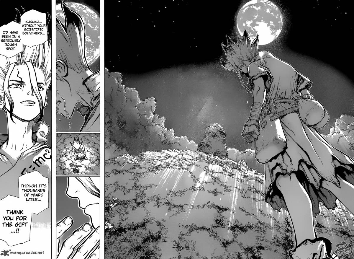 Dr. Stone Chapter 45 page 15 - Chapter 45: Epilogue of Part 1 (End of Part 1)