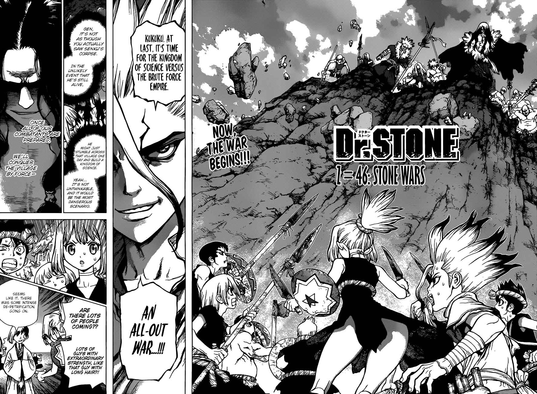 Dr. Stone Chapter 46 page 2 - Chapter 46: Stone Wars