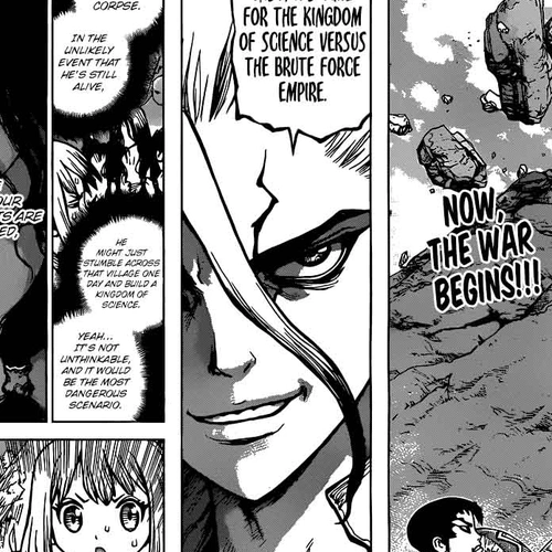 Dr. Stone Chapter 46: Stone Wars cover