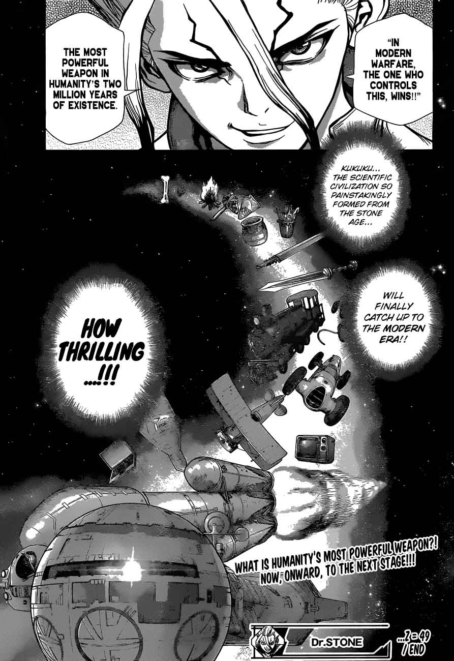 Dr. Stone Chapter 49 page 17 - Chapter 49: To the Present