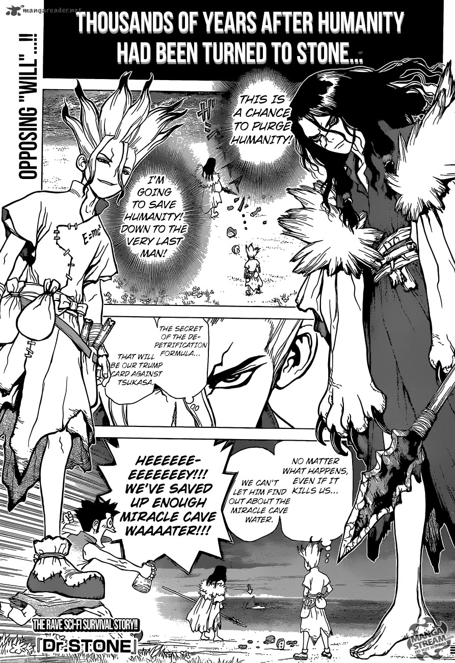 Dr. Stone Chapter 5 page 1 - Chapter 5: Yuzuriha