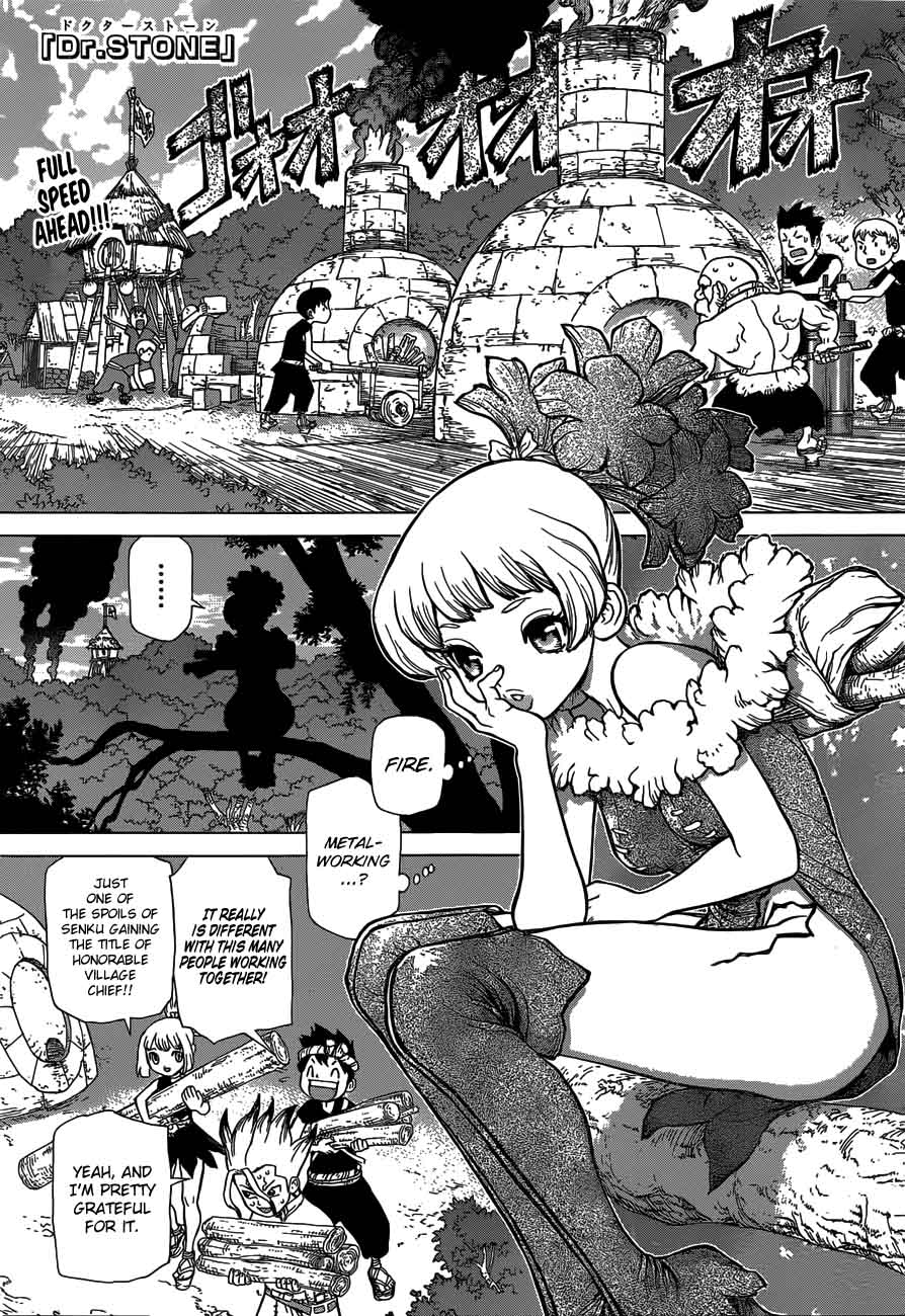 Dr. Stone Chapter 51 page 1 - Chapter 51: Sweets for the Stone World