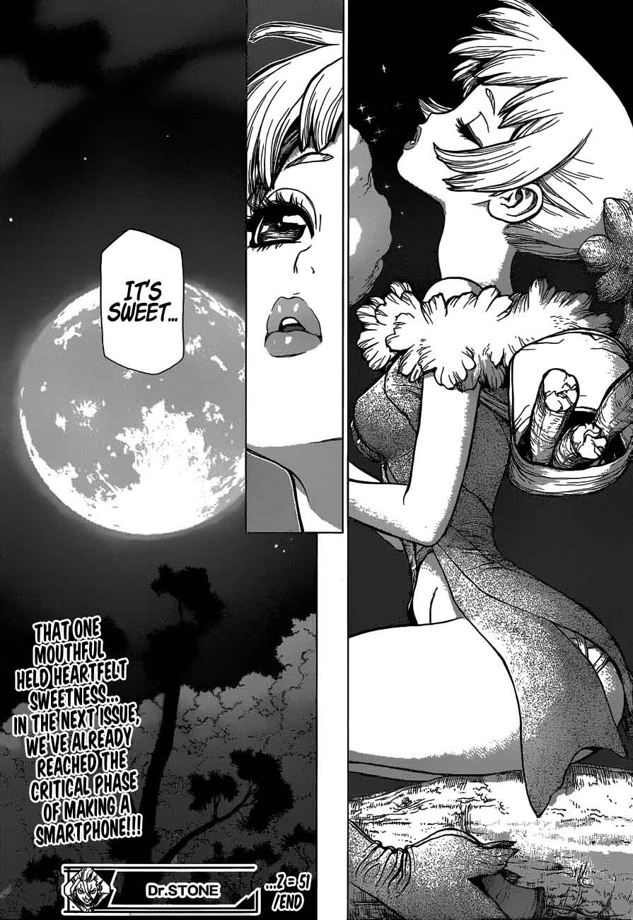 Dr. Stone Chapter 51 page 18 - Chapter 51: Sweets for the Stone World