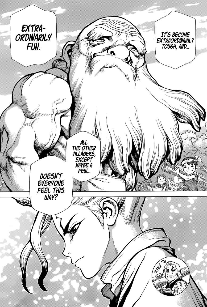 Dr. Stone Chapter 53 page 12 - Chapter 53: Hard Knocks Crafting Club