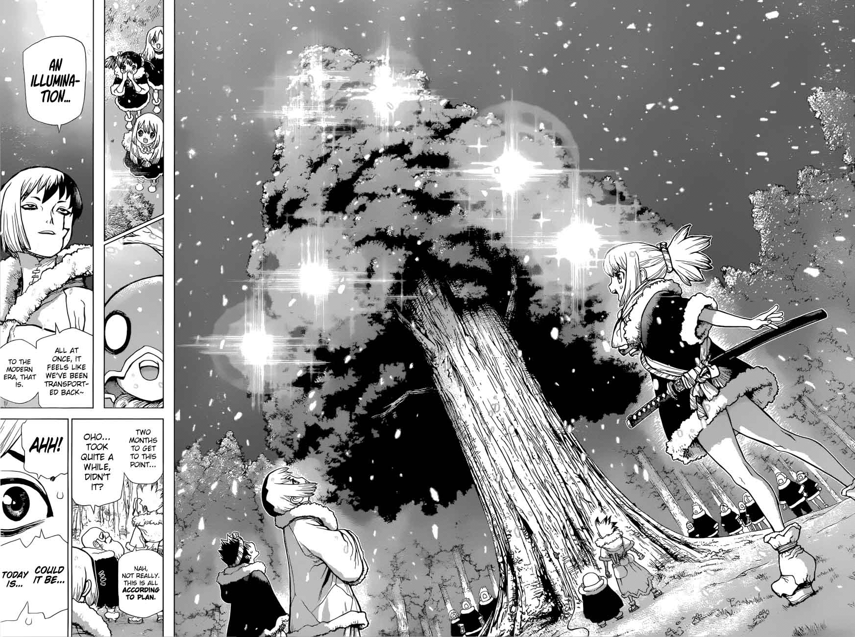 Dr. Stone Chapter 53 page 15 - Chapter 53: Hard Knocks Crafting Club