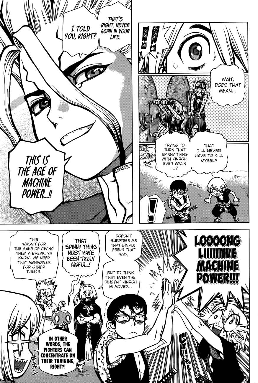 Dr. Stone Chapter 53 page 5 - Chapter 53: Hard Knocks Crafting Club