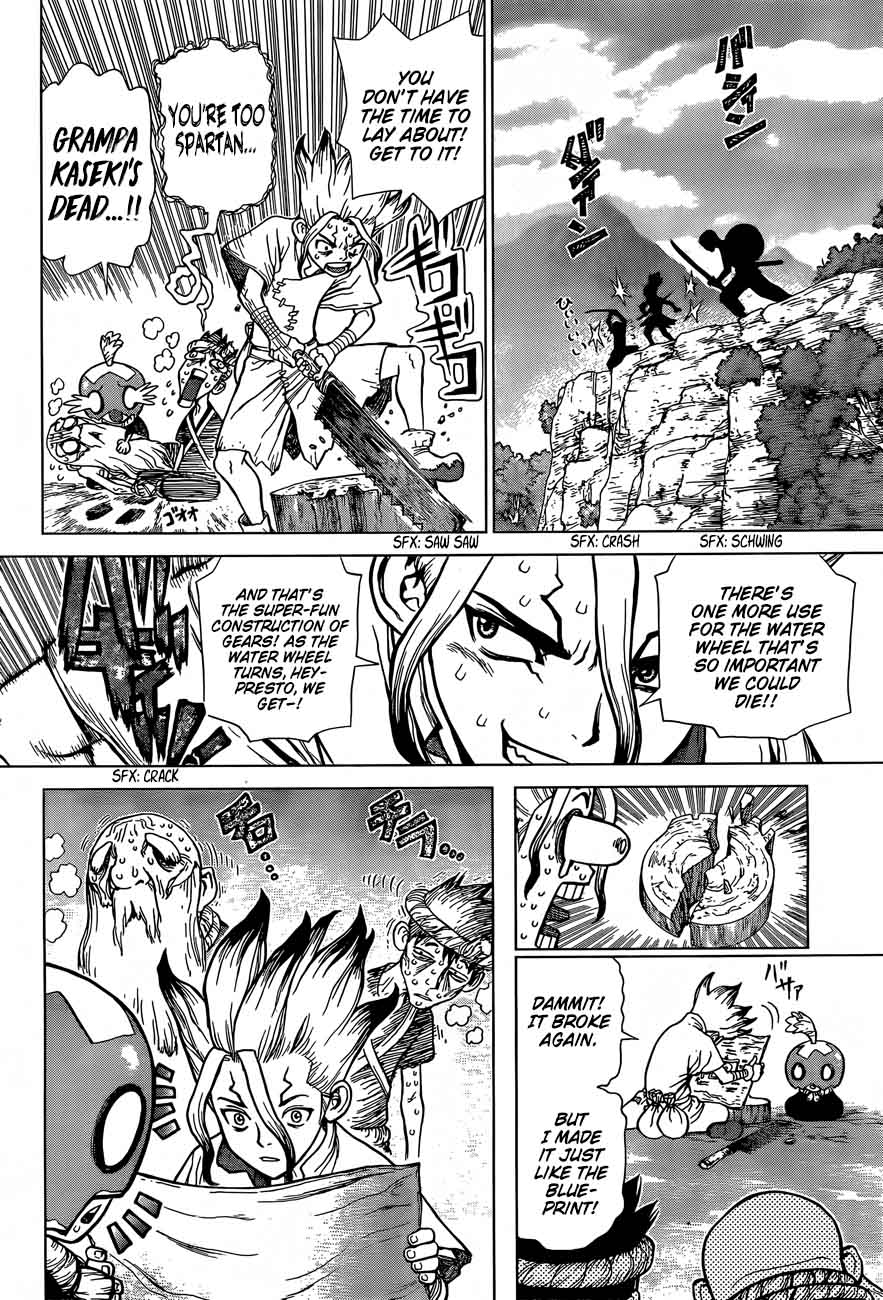 Dr. Stone Chapter 53 page 6 - Chapter 53: Hard Knocks Crafting Club
