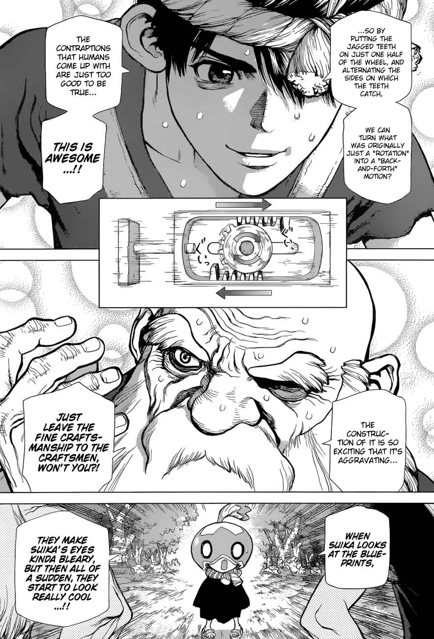 Dr. Stone Chapter 53 page 7 - Chapter 53: Hard Knocks Crafting Club