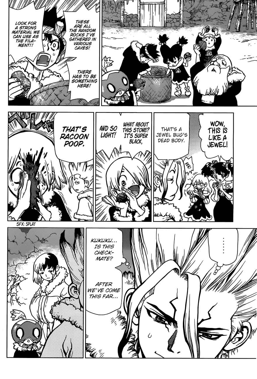 Dr. Stone Chapter 54 page 12 - Chapter 54: Flickering Blue Jewel