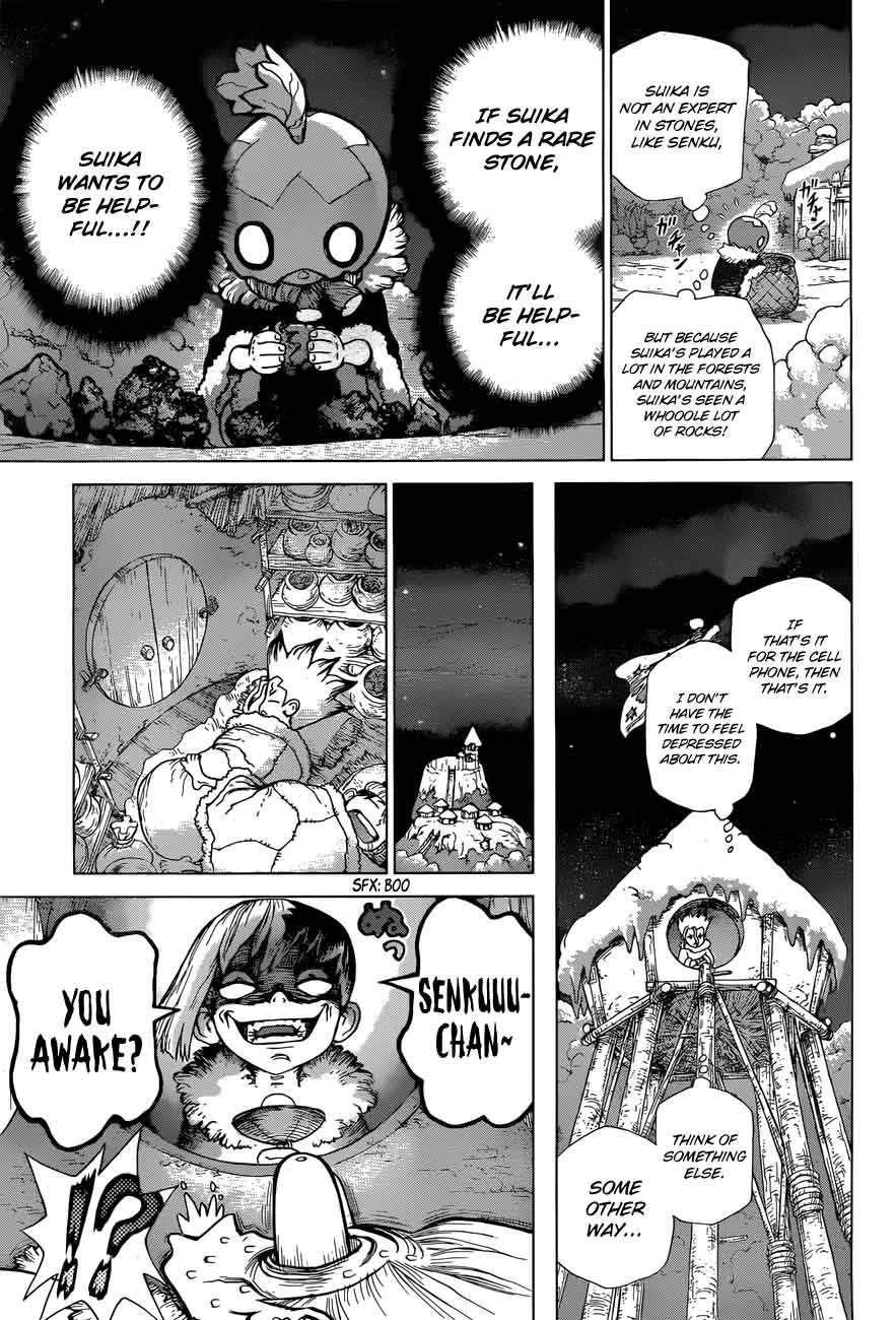 Dr. Stone Chapter 54 page 13 - Chapter 54: Flickering Blue Jewel