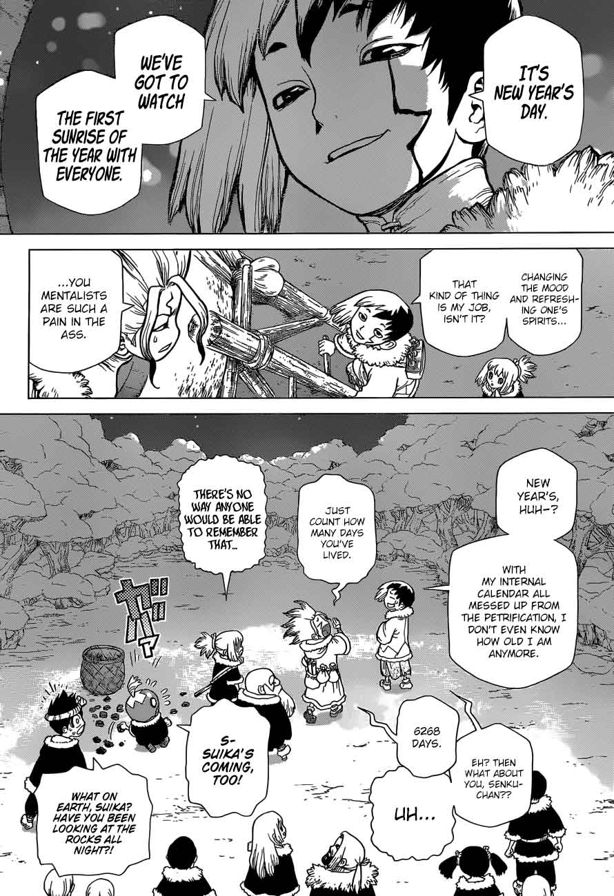 Dr. Stone Chapter 54 page 14 - Chapter 54: Flickering Blue Jewel