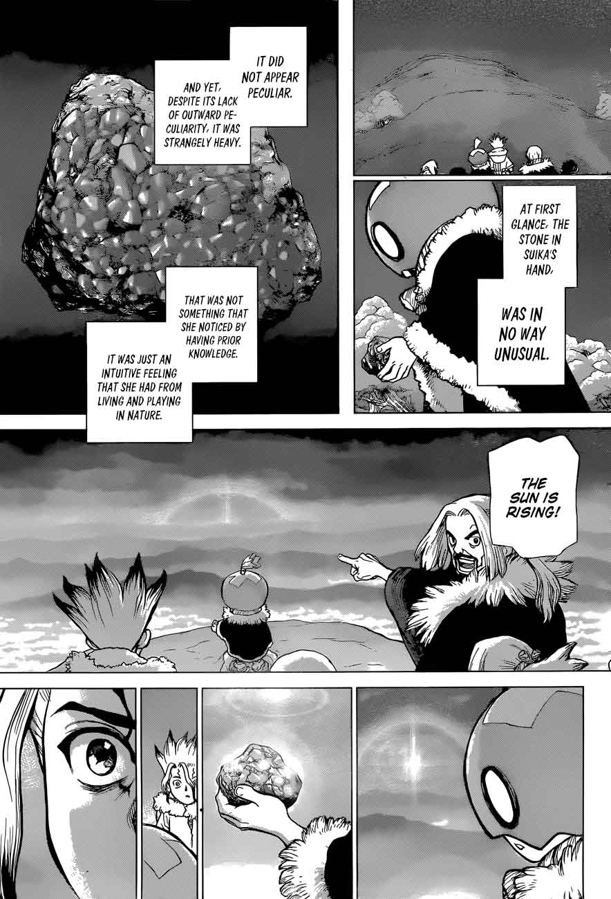 Dr. Stone Chapter 54 page 15 - Chapter 54: Flickering Blue Jewel