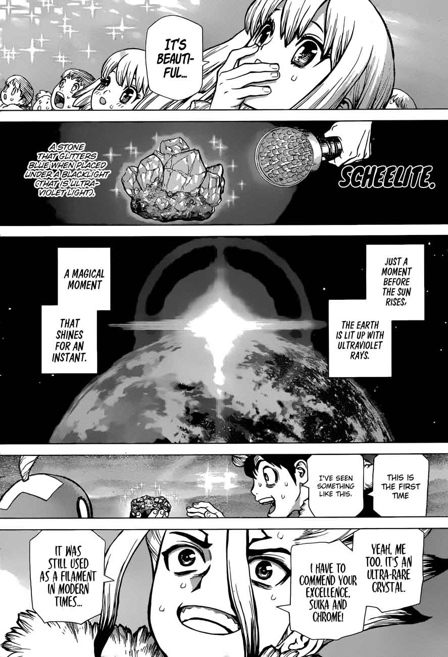 Dr. Stone Chapter 54 page 17 - Chapter 54: Flickering Blue Jewel