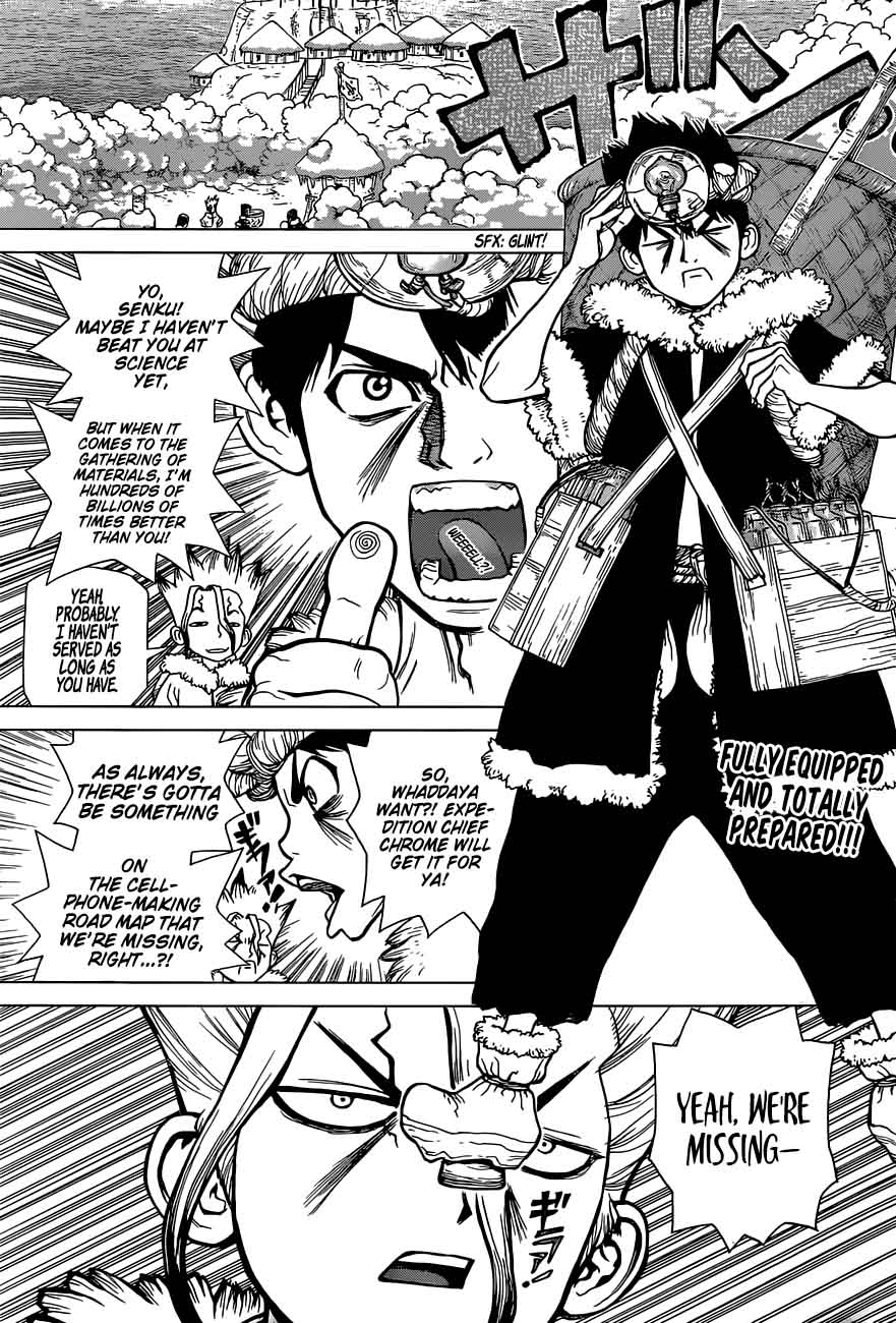 Dr. Stone Chapter 54 page 3 - Chapter 54: Flickering Blue Jewel