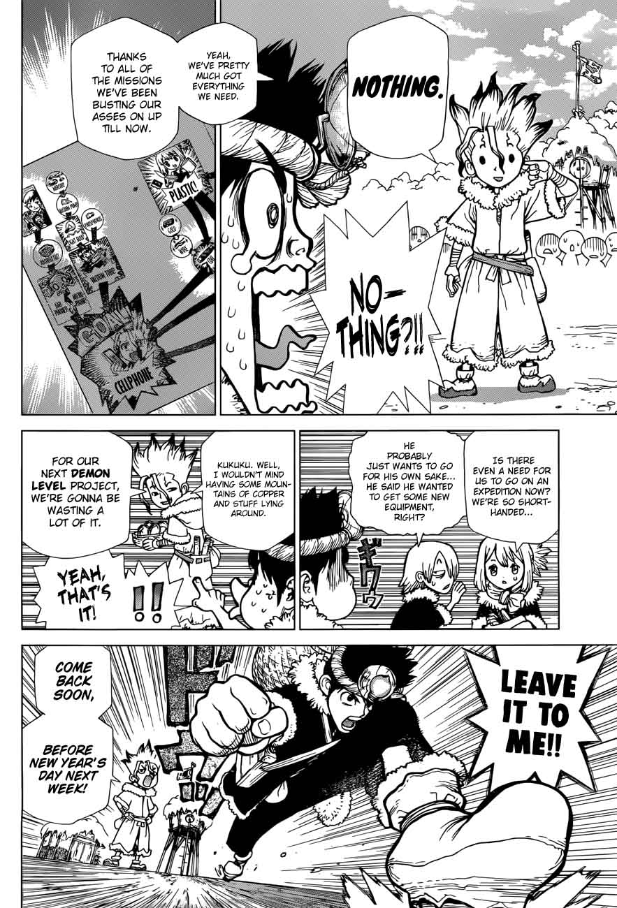 Dr. Stone Chapter 54 page 4 - Chapter 54: Flickering Blue Jewel