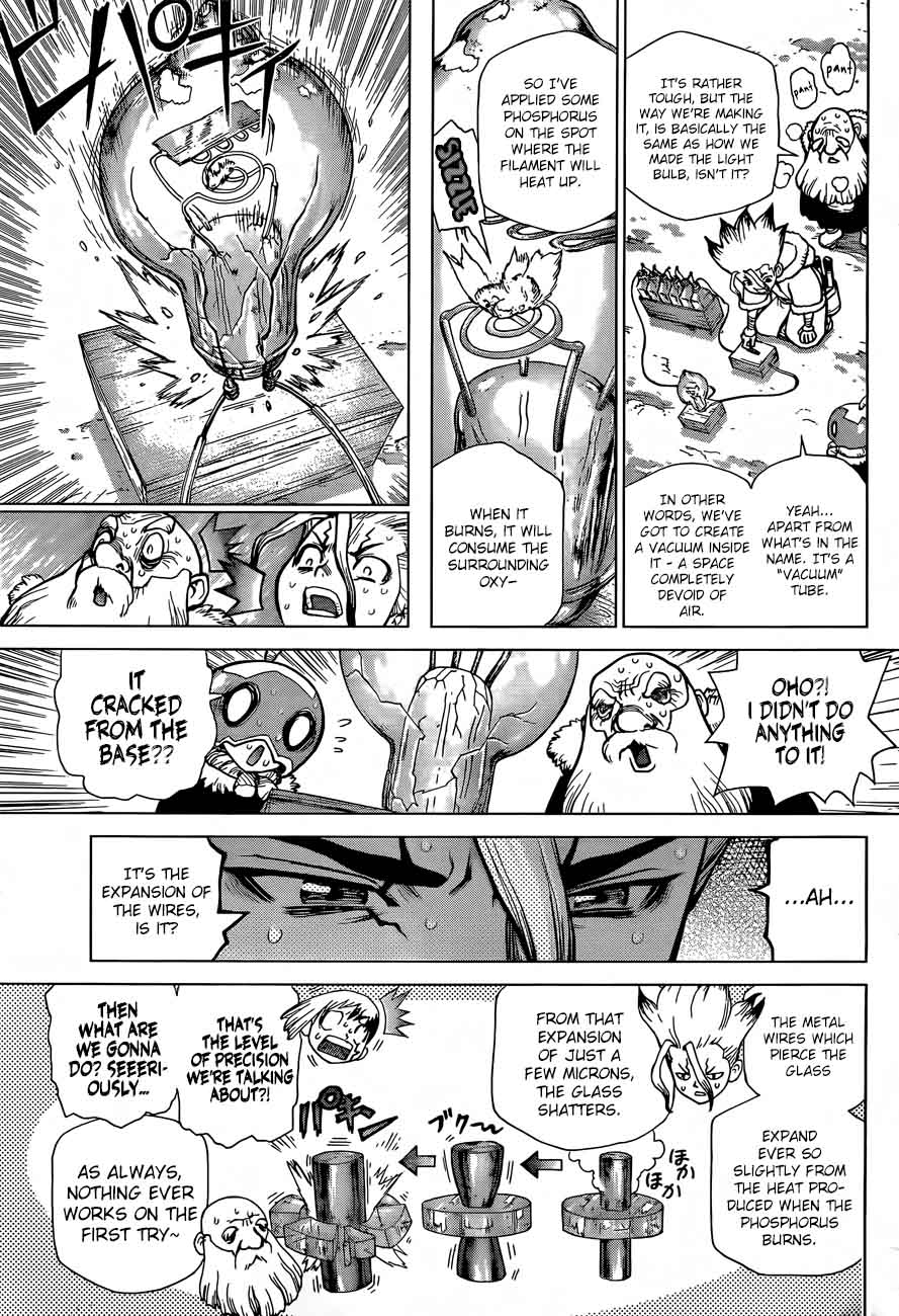 Dr. Stone Chapter 54 page 7 - Chapter 54: Flickering Blue Jewel