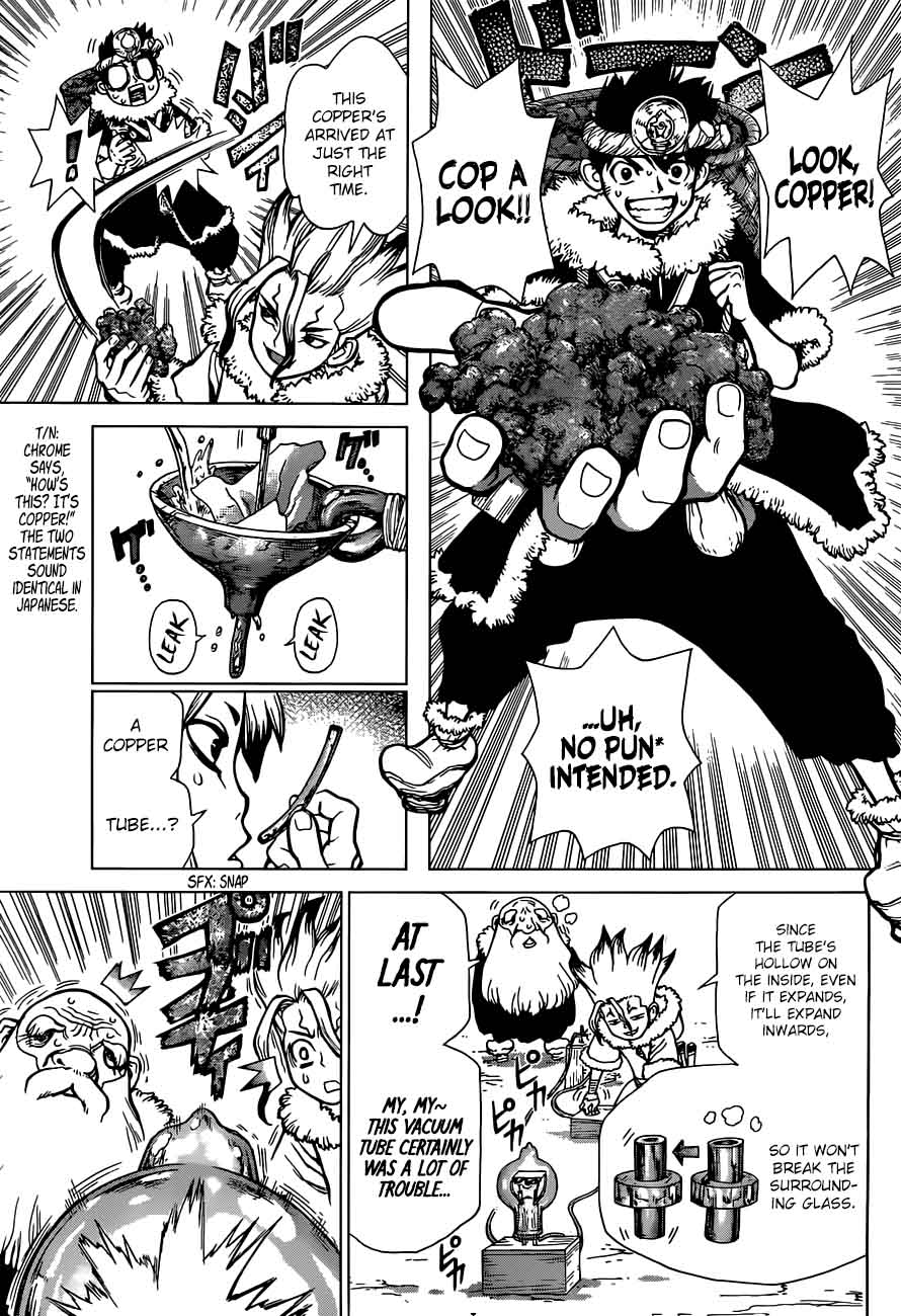 Dr. Stone Chapter 54 page 9 - Chapter 54: Flickering Blue Jewel