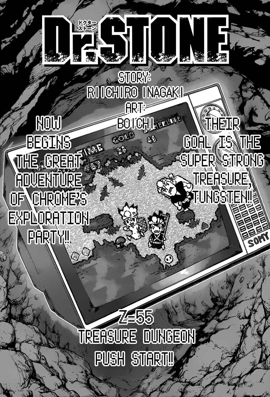 Dr. Stone Chapter 55 page 3 - Chapter 55: Treasure Dungeon