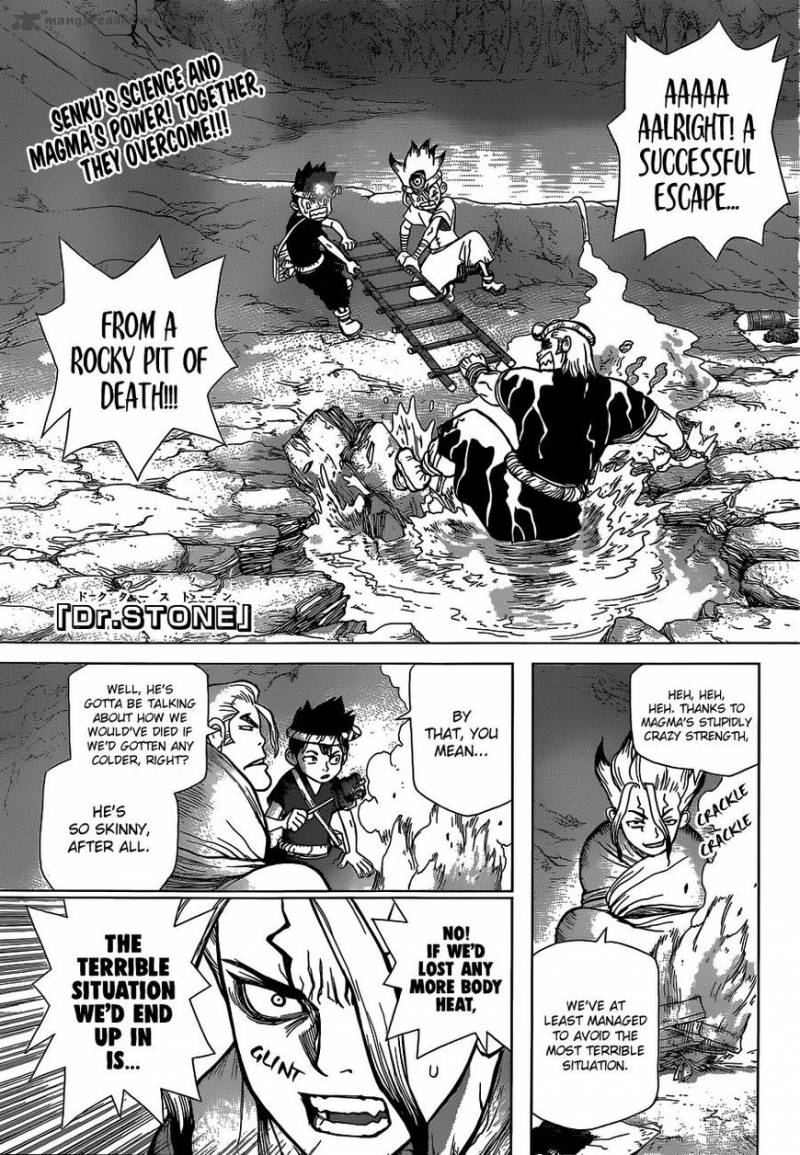 Dr. Stone Chapter 56 page 1 - Chapter 56: The Treasure
