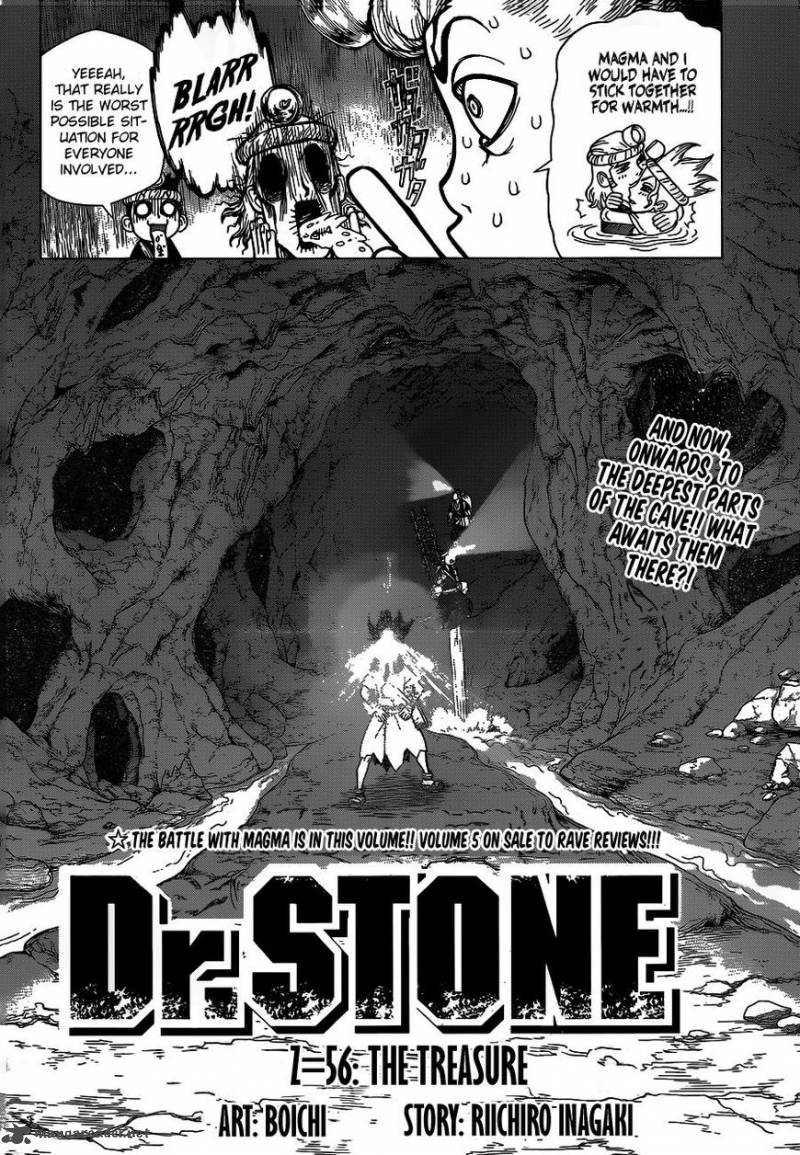 Dr. Stone Chapter 56 page 2 - Chapter 56: The Treasure