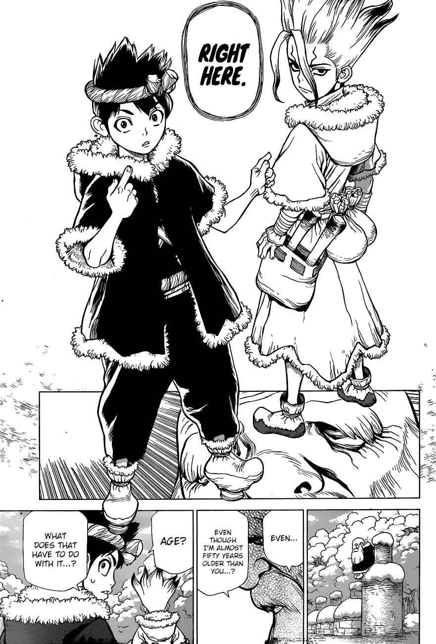 Dr. Stone Chapter 57 page 11 - Chapter 57: Heat Heart