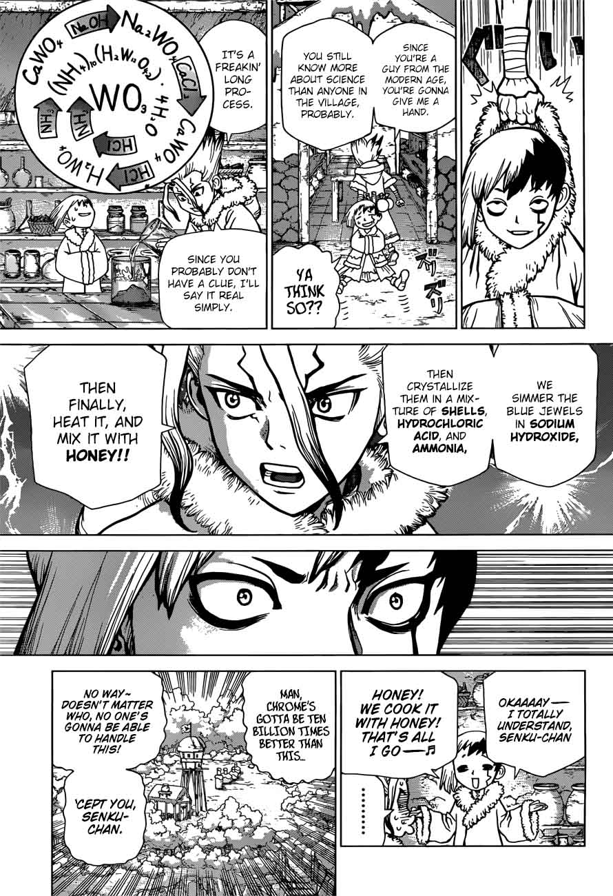Dr. Stone Chapter 57 page 13 - Chapter 57: Heat Heart
