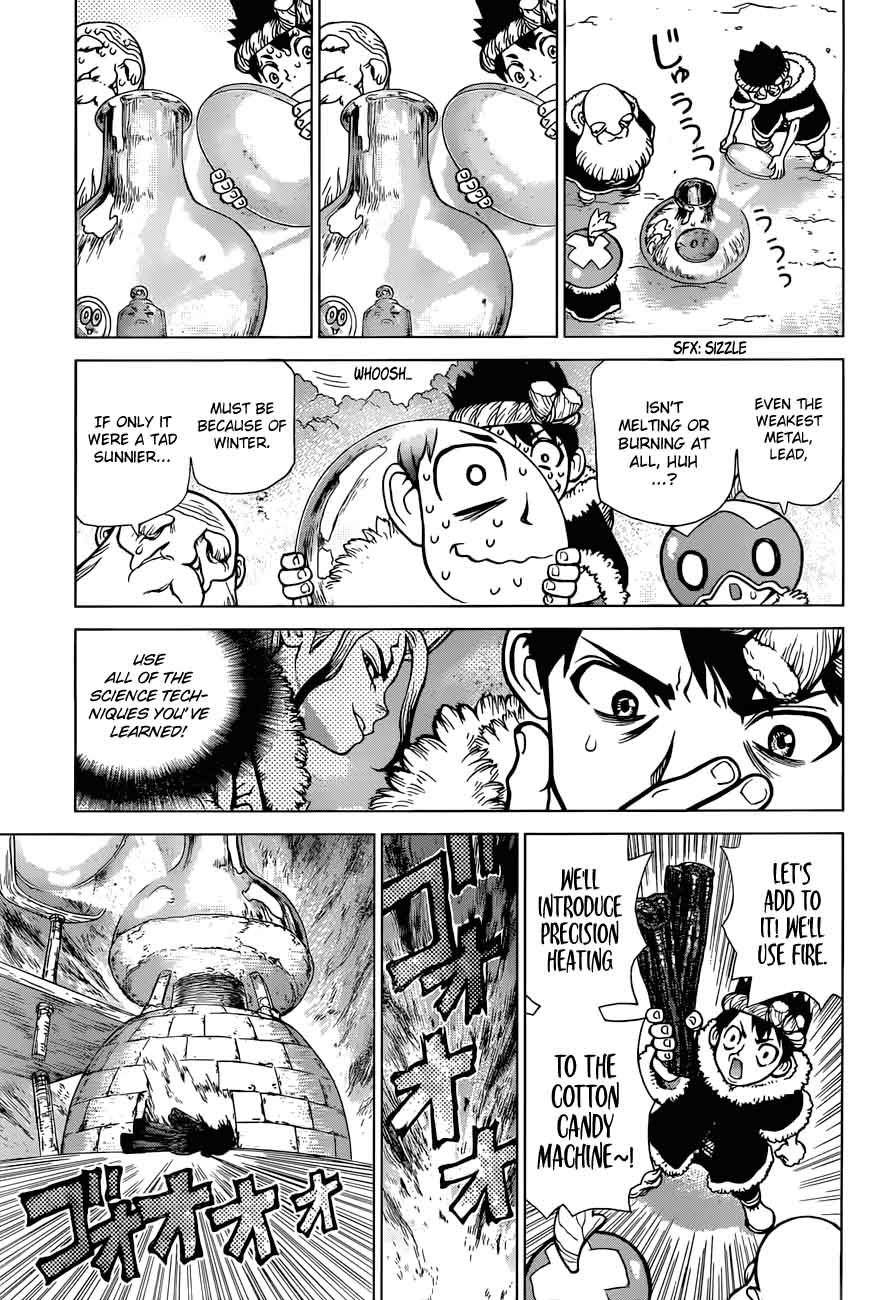 Dr. Stone Chapter 57 page 15 - Chapter 57: Heat Heart